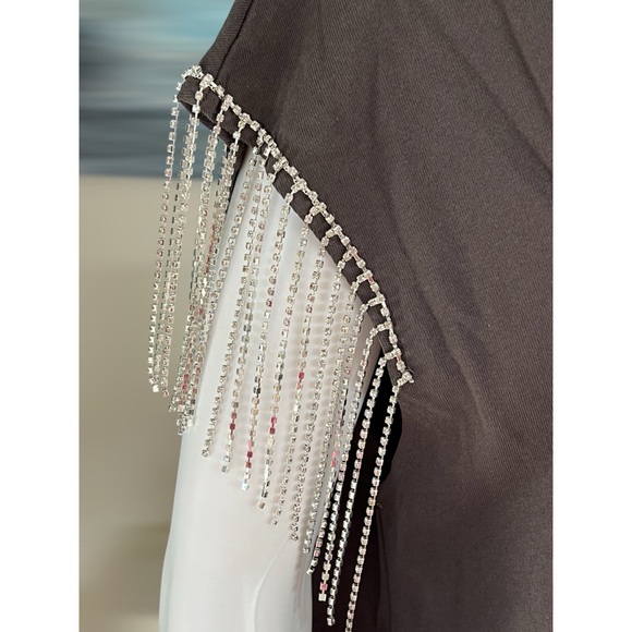 FANTASTIC FAWN Rock N Joy embellished high low tee S M L - Picture 6 of 6